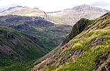Lake District - View from Hardknott Pass, Cumbria